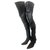 Chanel Botas altas de muslo Negro Cuero  ref.120416