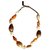 PRADA shell necklace Beige  ref.120621
