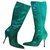 Dolce & Gabbana Boots Green Python  ref.120638