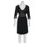 Diane Von Furstenberg Vestido de Renda DvF Ronette Preto Seda Viscose Elastano  ref.120809