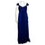 Marchesa Bejewelled ball gown Blue Silk  ref.120859