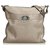 Fendi Silver Selleria Leather Crossbody Bag Silvery  ref.120896