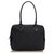 Fendi Black Zucchino Canvas Handbag Leather Cloth Cloth  ref.120926