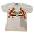 Gucci T-shirt stampata Hucci Bianco Cotone  ref.121007