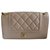 Sac Chanel Mademoiselle Vintage Medium Flap Bag Cuir Beige Doré  ref.121015