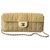 Chanel Handbags Beige Linen  ref.121119