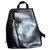 Backpack Longchamp line reed Black Leather  ref.121173