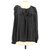Bel Air Wrap blouse Black Silk  ref.121379