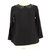 Sandro Wrap blouse Black Silk  ref.121416
