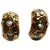 Yves Saint Laurent Clip earrings Golden Metal  ref.121507