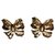 Yves Saint Laurent Brincos clipe Dourado Metal  ref.121508