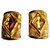 Jean Louis Scherrer Orange clip earrings Metal Glass  ref.121515
