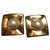 Jean Louis Scherrer Classic clip earrings White Golden Metal  ref.121517
