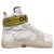 Off White Ciao Top Co Virgil Abloh Bianco Giallo Pelle  ref.121645