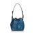 Louis Vuitton Blue Epi Bicolor Noe Nero Pelle  ref.121711