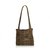 Chanel Brown Suede Patchwork Shoulder Bag Khaki Leather  ref.121742