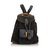Gucci Black Bamboo Suede Drawstring Backpack Leather  ref.121761