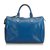 Louis Vuitton Blue Epi Speedy 35 Cuir Bleu  ref.122020