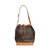 Louis Vuitton Brown Monogram Noe Leather Cloth  ref.122030