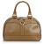 Burberry Brown Leather Handbag Dark brown  ref.122032