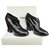 low wedge boots Chloé Black Patent leather  ref.122095