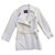 Burberry vintage summer trench Bianco Cotone  ref.122132