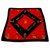 Quadrato tascabile in seta Chopard Rosso Blu scuro  ref.122134