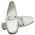 Tod's women mocassins White Leather  ref.122146
