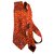 Chanel Cravates Soie Rouge Jaune  ref.122151