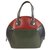 Hermès Hermes bonita e rara "Ile De Shiki" Tri-cor caixa bezerro couro Vintage Bag Multicor  ref.122161