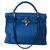 Hermès Kelly Cuir Bleu  ref.122302