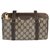 Gucci Sherry Line GG Hand Bag Brown Cloth  ref.122310