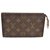 Louis Vuitton pochette Brown Cloth  ref.122321