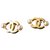 Chanel Clipes Dourado Metal  ref.122323