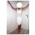 Herve Leger Vestido Charleston Eggshell de Rayón Blanco roto - vista 3