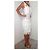 Herve Leger Vestido Charleston Eggshell de Rayón Blanco roto - vista 5