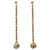 Love Pair of Cartier "Baby Trinity" earrings in gold of three colors, diamond. White gold Yellow gold Pink gold  ref.122385