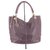 Lancel Tote bag Purple Leather  ref.122393