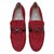 Valentino Flats Dark red Leather  ref.122424