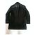 Cappotto The Kooples in cotone e pelle di agnello nero - vista 2