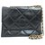 Chanel Vintage Shoulder Bag Black Leather  ref.122454