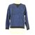 The Kooples Sport Sweater Blue Cotton  ref.122506