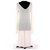 Bel Air Robe Viscose Blanc  ref.122547