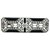 Autre Marque Broche de Art Deco em Platina, diamantes e ônix.  ref.122555