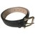 GUCCI Belt. Black Leather  ref.122661