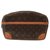 Louis Vuitton - Compiegne 28 - vintage Brown Leather Cloth  ref.122673