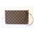 Louis Vuitton Neverfull MM Pouch Pink Lining Marrone Pelle  ref.122687