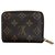 Louis Vuitton zippy wallet Toile Marron  ref.122689