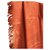 Hermès Stole scarf hermes New libris Orange Silk Cashmere  ref.122693