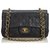 Timeless Chanel Black Classic Small - Flattertasche aus kleinem Lammleder Schwarz  ref.122868